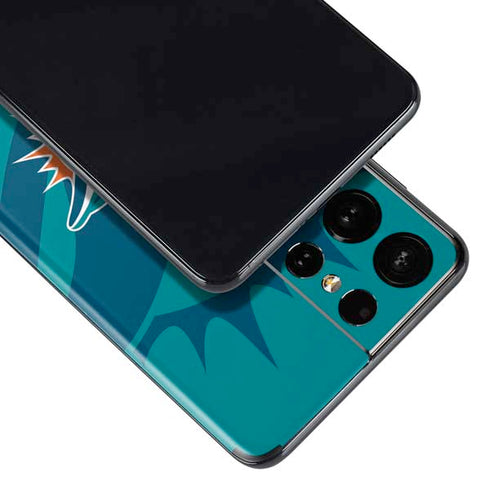 NFL Miami Dolphins Double Vision Galaxy S21 Ultra 5G Skin
