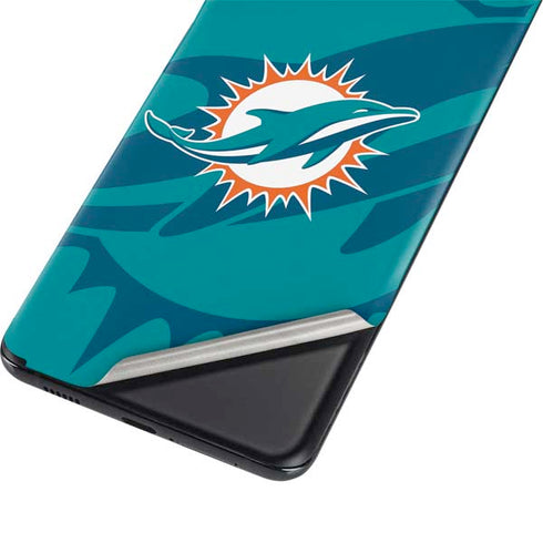 NFL Miami Dolphins Double Vision Galaxy S21 Ultra 5G Skin