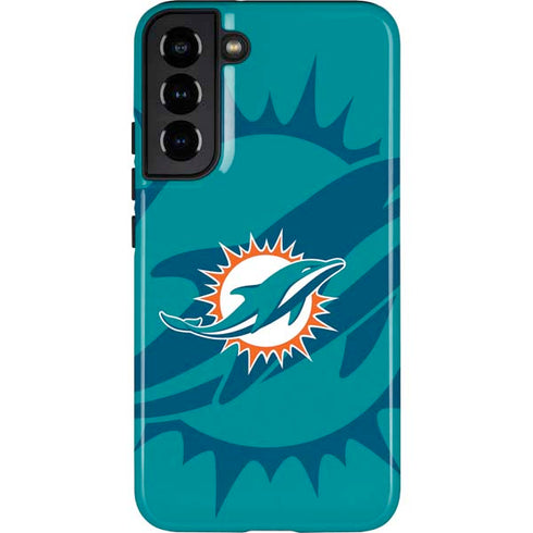 NFL Miami Dolphins Double Vision Galaxy S22 Plus Pro Case