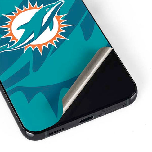 NFL Miami Dolphins Double Vision Galaxy S22 Skin