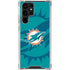 NFL Miami Dolphins Double Vision Galaxy S22 Ultra Clear Case