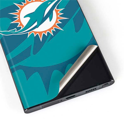 NFL Miami Dolphins Double Vision Galaxy S22 Ultra Skin