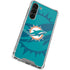 NFL Miami Dolphins Double Vision Galaxy S23 Plus Clear Case