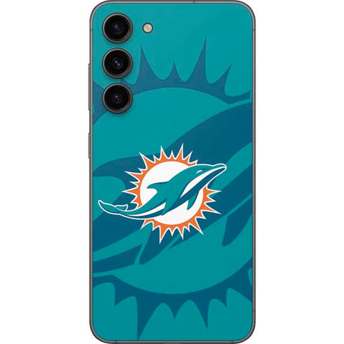 NFL Miami Dolphins Double Vision Galaxy S23 Plus Skin