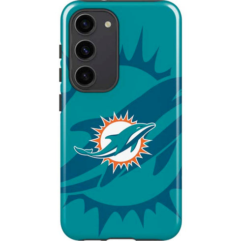 NFL Miami Dolphins Double Vision Galaxy S23 Pro Case