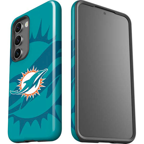 NFL Miami Dolphins Double Vision Galaxy S23 Pro Case