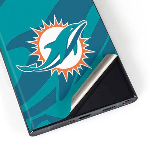 NFL Miami Dolphins Double Vision Galaxy S23 Ultra Skin