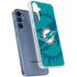 NFL Miami Dolphins Double Vision Galaxy S24 Clear Case