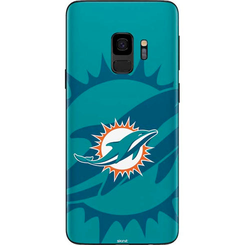 NFL Miami Dolphins Double Vision Galaxy S9 Skin