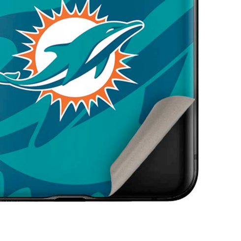 NFL Miami Dolphins Double Vision Galaxy Z Flip Skin