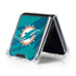 NFL Miami Dolphins Double Vision Galaxy Z Flip5 5G Clear Case