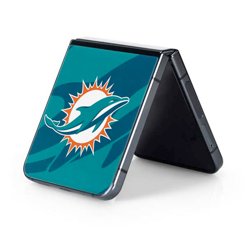 NFL Miami Dolphins Double Vision Galaxy Z Flip5 5G Skin