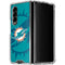NFL Miami Dolphins Double Vision Galaxy Z Fold4 5G Clear Case