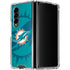 NFL Miami Dolphins Double Vision Galaxy Z Fold4 5G Clear Case