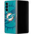 NFL Miami Dolphins Double Vision Galaxy Z Fold4 5G Skin