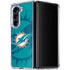 NFL Miami Dolphins Double Vision Galaxy Z Fold5 5G Clear Case