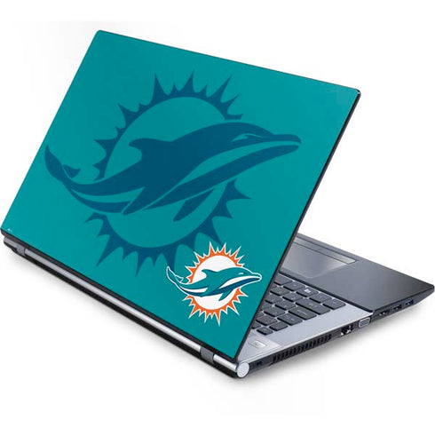 NFL Miami Dolphins Double Vision Generic Laptop Skin