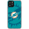 NFL Miami Dolphins Double Vision iPhone 11 Pro Clear Case