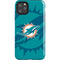 NFL Miami Dolphins Double Vision iPhone 11 Pro Max Impact Case