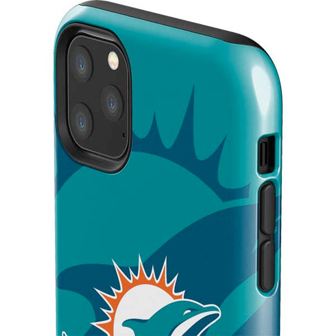 NFL Miami Dolphins Double Vision iPhone 11 Pro Max Impact Case