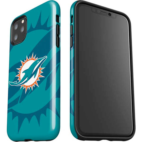 NFL Miami Dolphins Double Vision iPhone 11 Pro Max Impact Case