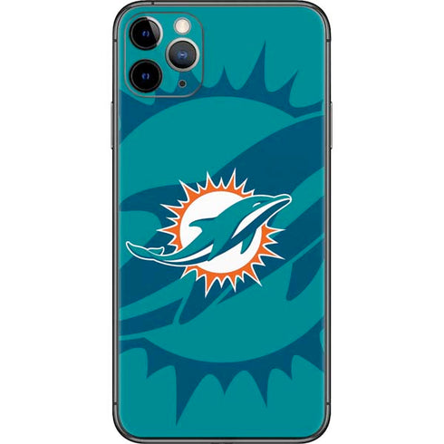 NFL Miami Dolphins Double Vision iPhone 11 Pro Max Skin