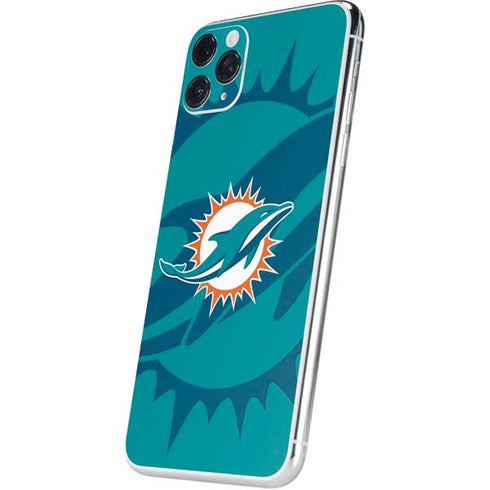 NFL Miami Dolphins Double Vision iPhone 11 Pro Max Skin