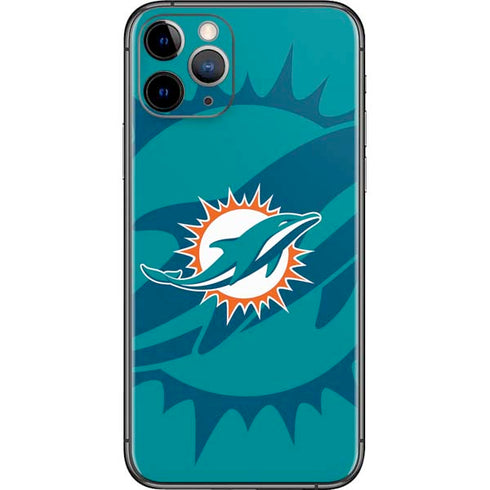 NFL Miami Dolphins Double Vision iPhone 11 Pro Skin
