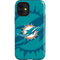 NFL Miami Dolphins Double Vision iPhone 12 Mini Impact Case