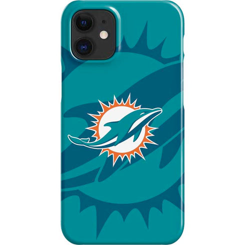 NFL Miami Dolphins Double Vision iPhone 12 Mini Lite Case