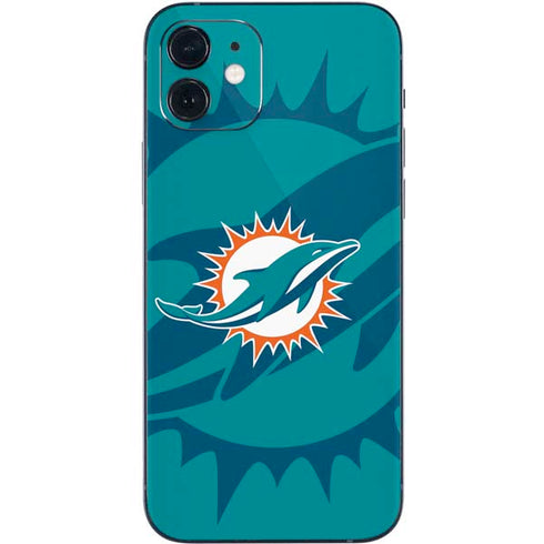 NFL Miami Dolphins Double Vision iPhone 12 Mini Skin
