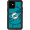 NFL Miami Dolphins Double Vision iPhone 12 Mini Waterproof Case