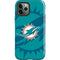 NFL Miami Dolphins Double Vision iPhone 12 Pro Impact Case
