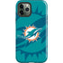NFL Miami Dolphins Double Vision iPhone 12 Pro Impact Case