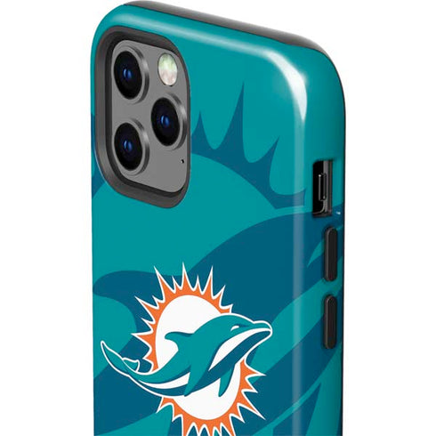 NFL Miami Dolphins Double Vision iPhone 12 Pro Impact Case
