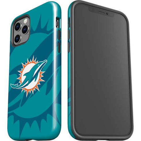 NFL Miami Dolphins Double Vision iPhone 12 Pro Impact Case