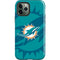 NFL Miami Dolphins Double Vision iPhone 12 Pro Max Impact Case