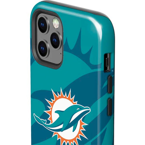 NFL Miami Dolphins Double Vision iPhone 12 Pro Max Impact Case