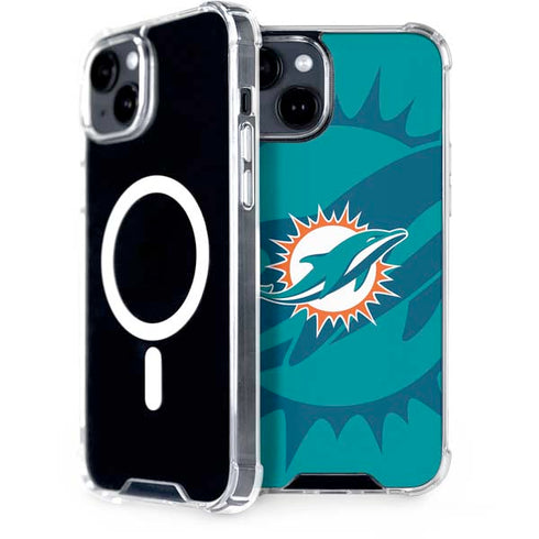 NFL Miami Dolphins Double Vision iPhone 13 MagSafe Case