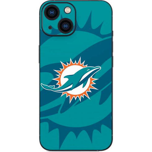 NFL Miami Dolphins Double Vision iPhone 13 Mini Skin