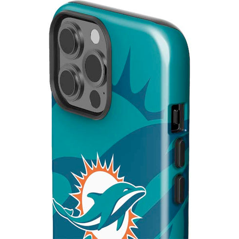 NFL Miami Dolphins Double Vision iPhone 13 Pro Max Impact Case
