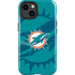 NFL Miami Dolphins Double Vision iPhone 15 Plus Impact Case