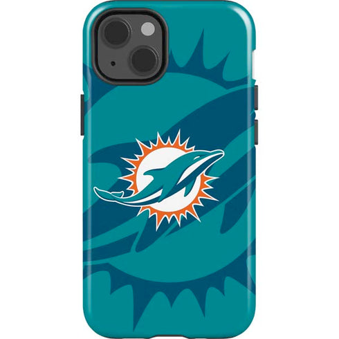 NFL Miami Dolphins Double Vision iPhone 14 Impact Case