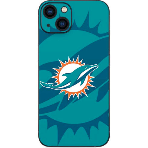 NFL Miami Dolphins Double Vision iPhone 14 Plus Skin