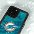 NFL Miami Dolphins Double Vision iPhone 14 Pro Max Waterproof Case