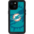 NFL Miami Dolphins Double Vision iPhone 15 Waterproof Case