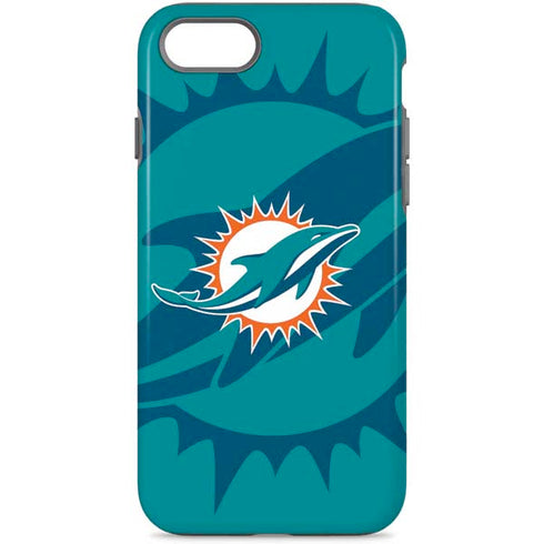 NFL Miami Dolphins Double Vision iPhone 8 Pro Case