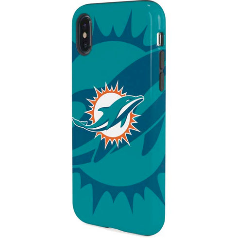 NFL Miami Dolphins Double Vision iPhone X Pro Case