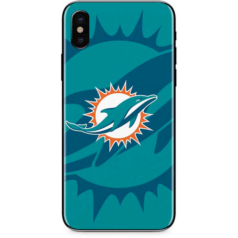 NFL Miami Dolphins Double Vision iPhone X Skin