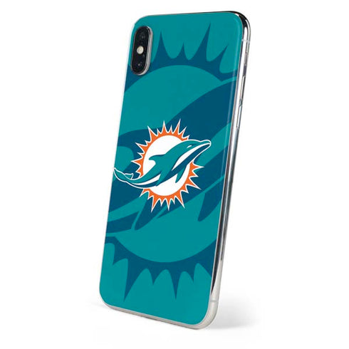 NFL Miami Dolphins Double Vision iPhone X Skin